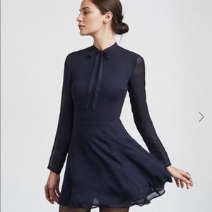 Reformation Portia Dress - Navy - Size 4